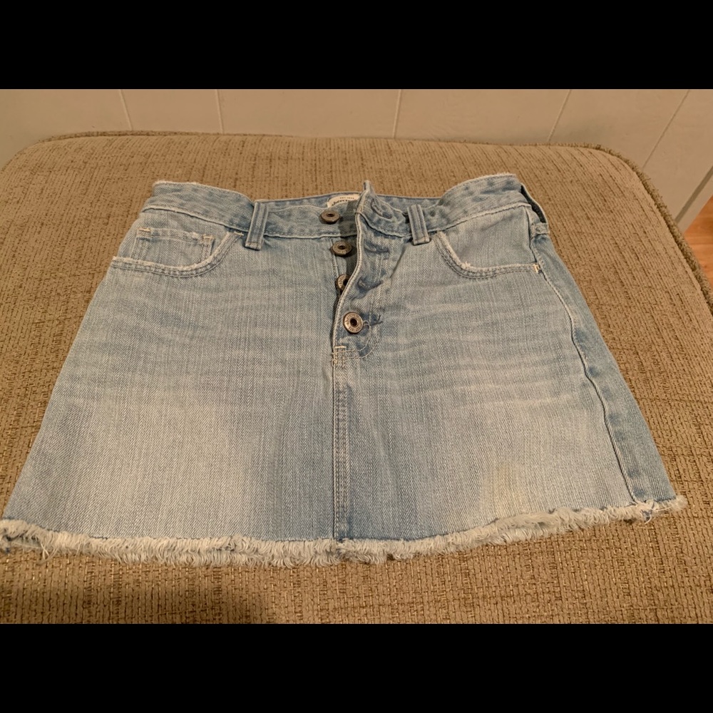 Abercrombie denim mini skirt